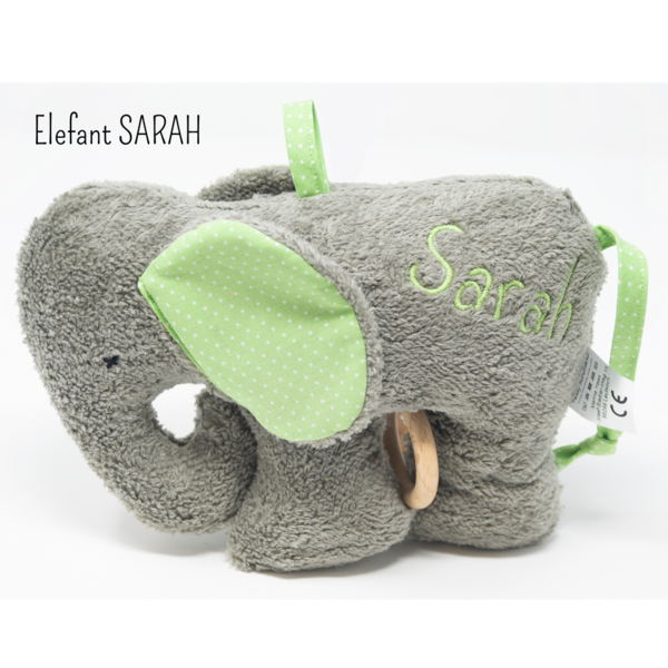 Bio Elefant SARAH mit oder ohne Spieluhr